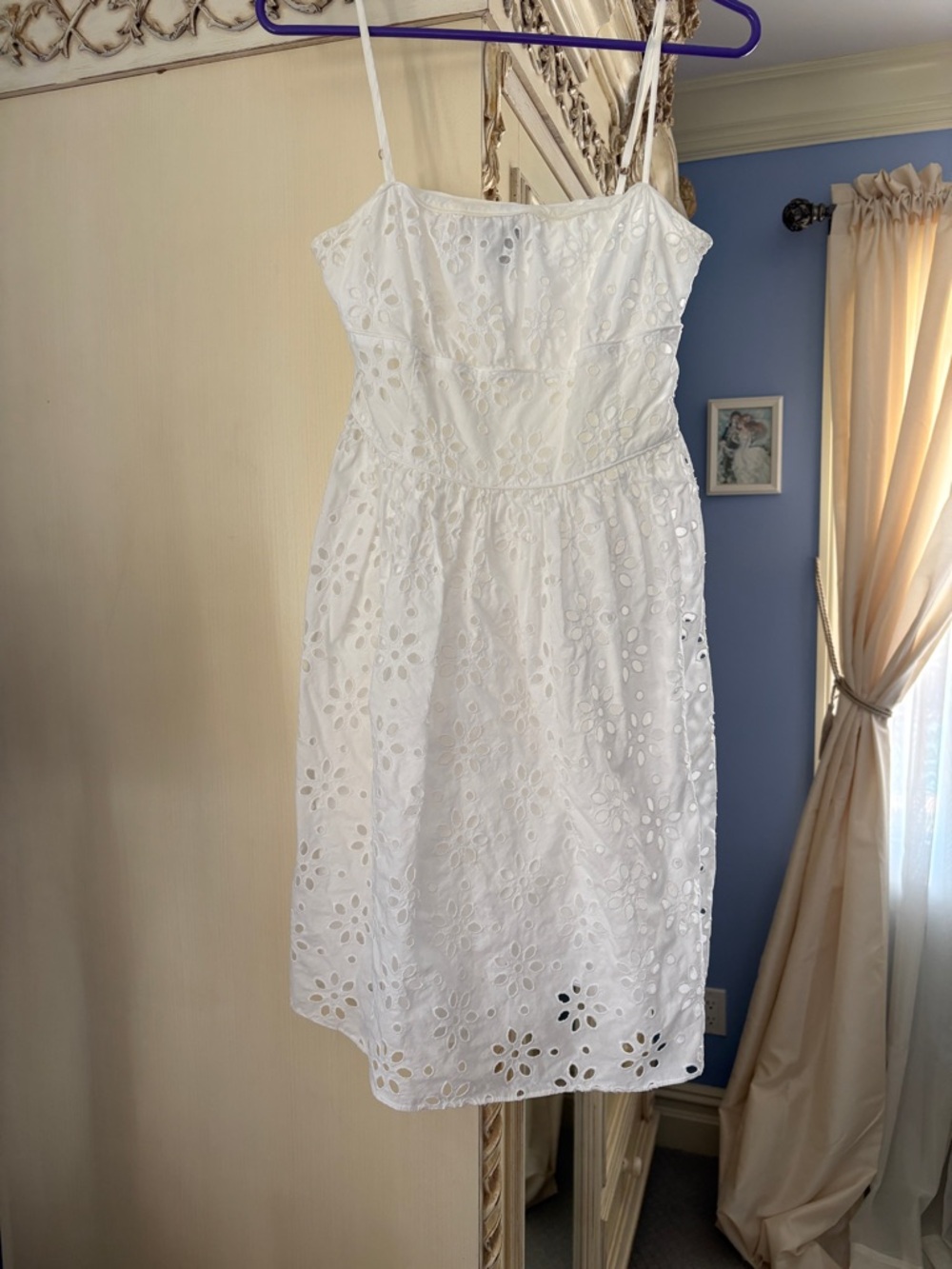 INC White Eyelet Sundress